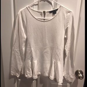 French Connection peplum top